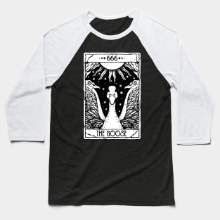 Funny The Goose Tarot Card Baseball T-Shirt